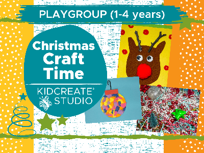 Artsy Playgroup - Christmas Craft Time (1-4 years old)